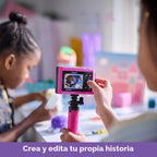 VTech KidiZoom Creator Cam Ultra - Cámara recargable con trípode, color rosa