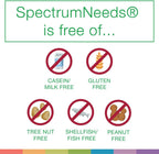 SpectrumNeeds®por NeuroNeeds – Apoyo nutricional integral con 33 ingredientes, Limón, 8.9 Ounce