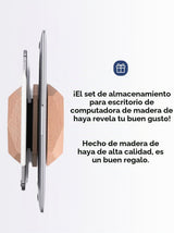 Soporte Nuvograin para Laptop Doble con 2 Ranuras, Soporte Vertical...