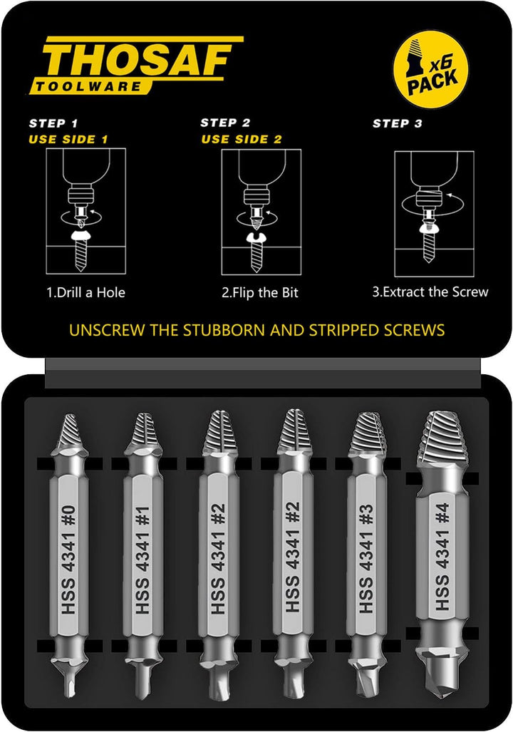 Regalos para hombres juego de extractor de tornillos