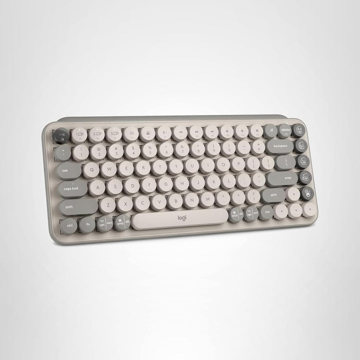 Logitech POP Keys Teclado inalámbrico mecánico con teclas de emojis...