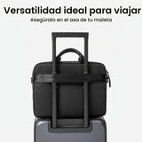 tomtoc A33 - Bolsa de hombro delgada para laptop de 13-14 pulgadas...
