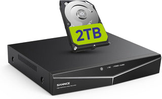 DVR para cámara de seguridad, SANNCE 5MP 8CH CCTV DVR con disco dur...