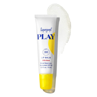 Supergoop! PLAY - Bálsamo labial SPF 30, bálsamo labial SPF de ampl...