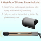 NITION - Plancha profesional de titanio para cabello, para un estil...