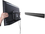 Soporte de pared para TV sin clavos, resistente para televisores de pantalla plana de 26 a 55 pulgadas, sin pernos, sin taladro, sin anclajes, fácil de instalar con todos los accesorios incluidos