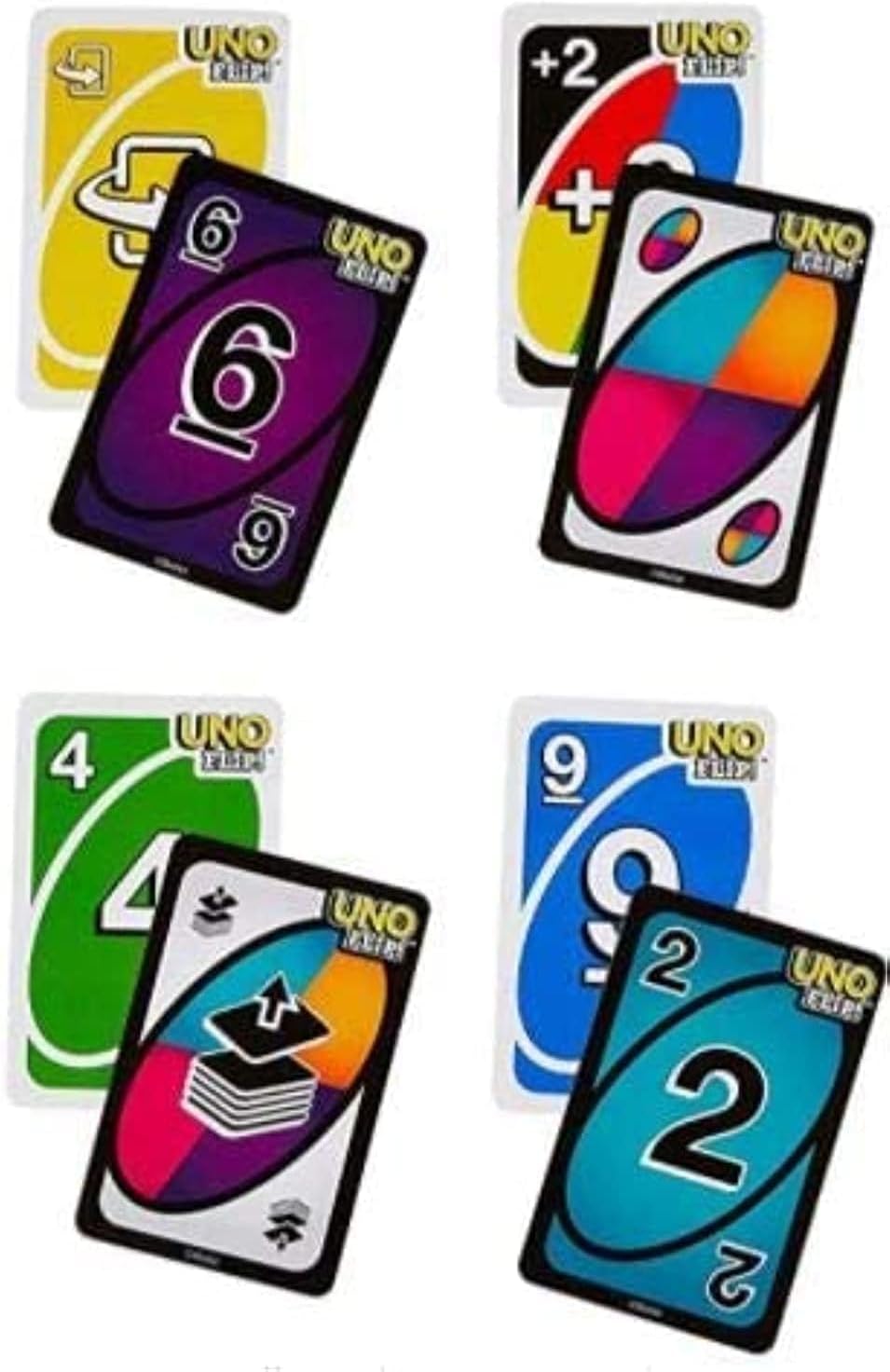Mattel Juego de cartas Uno, Flip y Phase 10, paquete combinado de 3