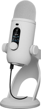 Logitech G Blue Yeti 2 - Micrófono USB para juegos, color blanco roto