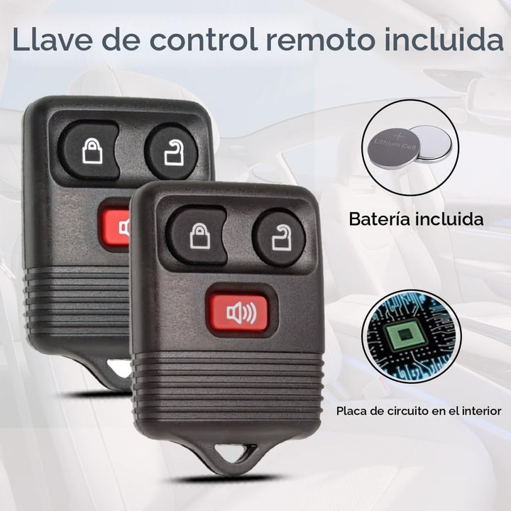 SUPALAND Llavero de entrada sin llave Compatible con Ford