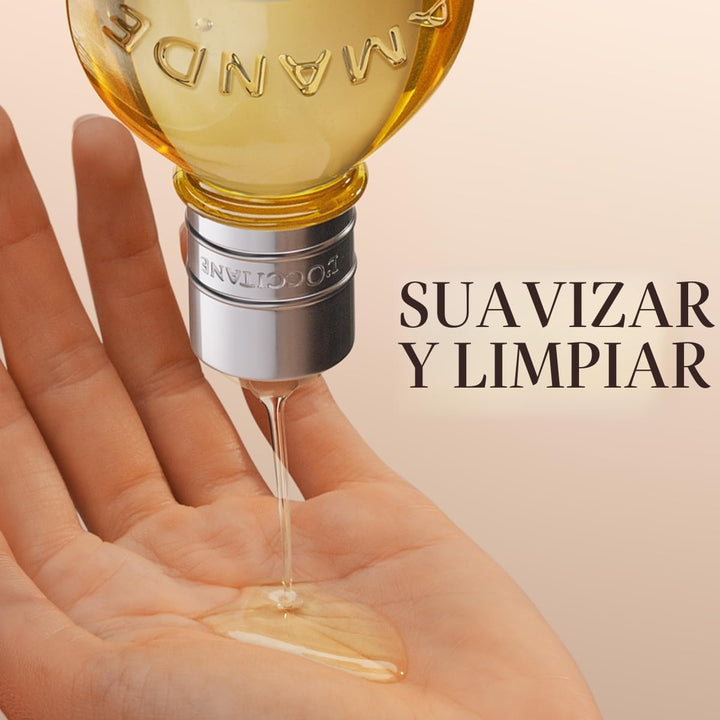 L'OCCITANE Aceite de ducha de almendra limpiador y suavizante,...