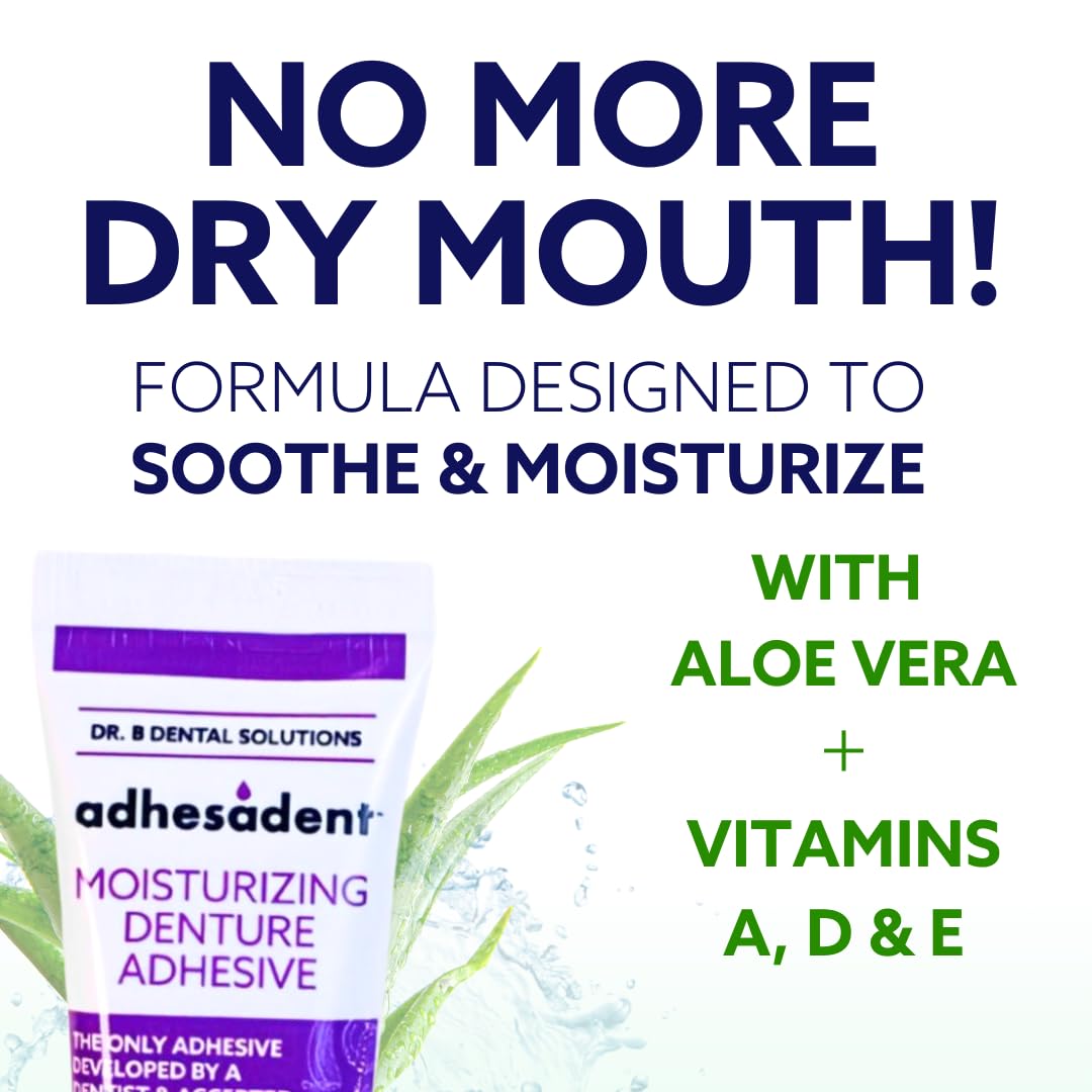 Dr. B Dental Solutions Adhesadent Adhesivo Hidratante para Dentadur...