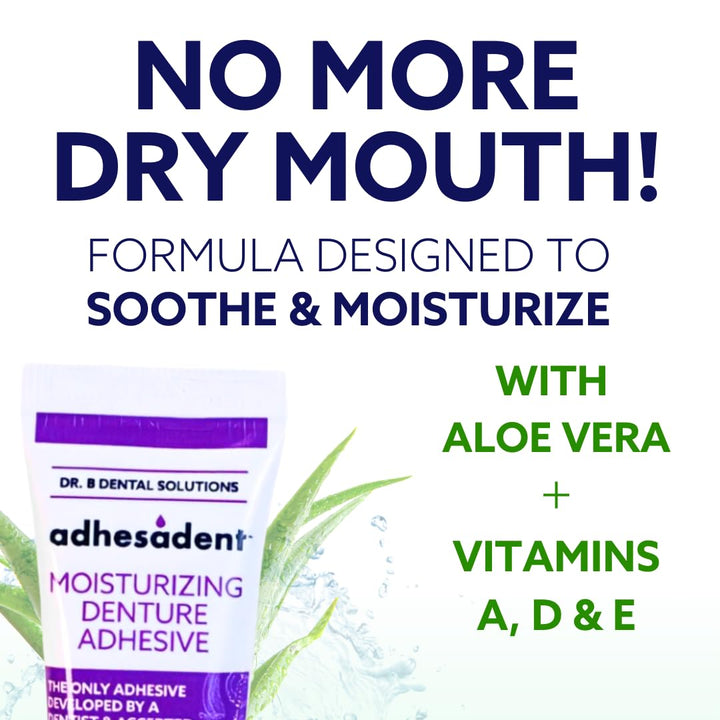 Dr. B Dental Solutions Adhesadent Adhesivo Hidratante para Dentadur...