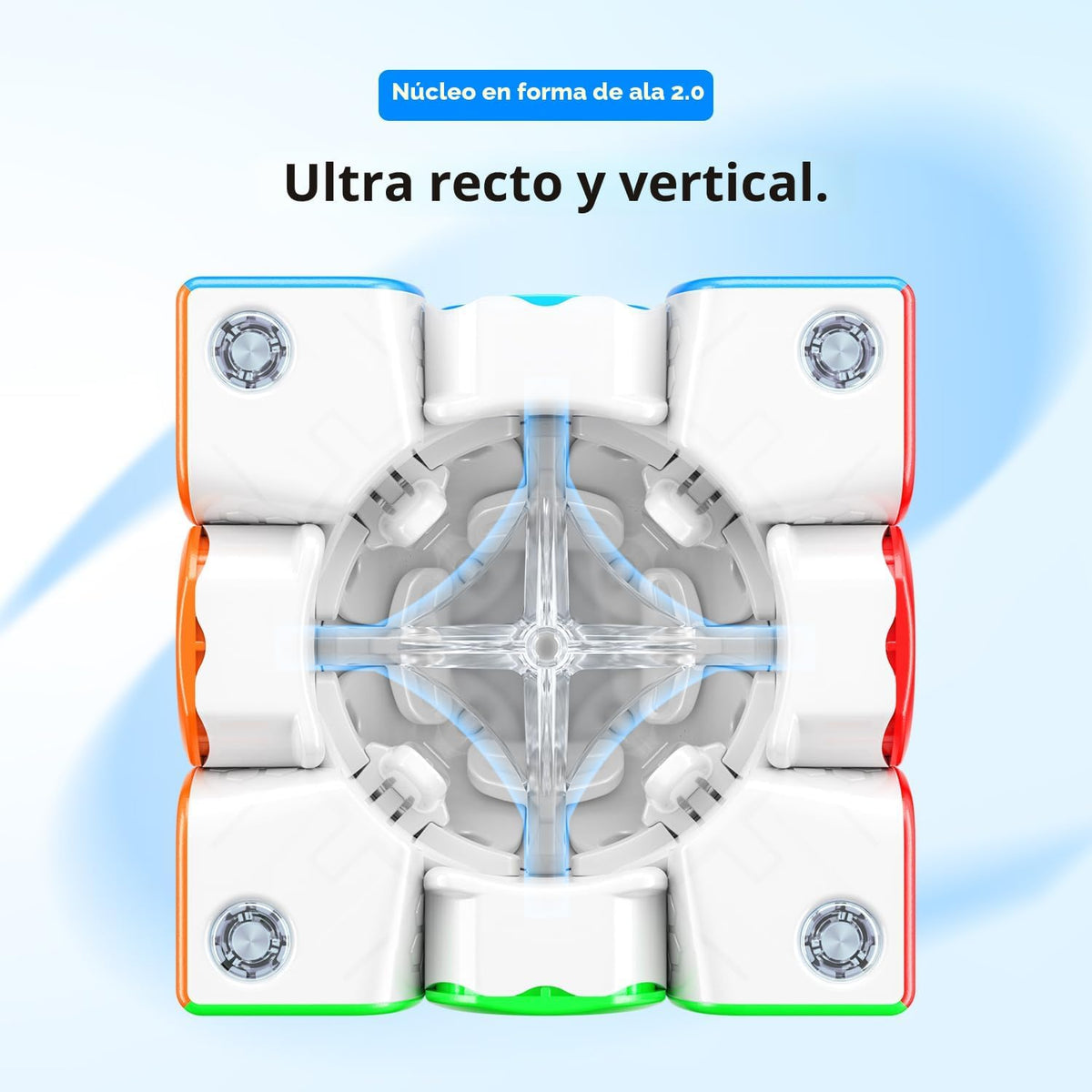 GAN 356 ME, Speed Cube 3x3 Juguete de Rompecabezas Magnético con 48 Imanes GES Pro+ Personalizado 12 Configuraciones de Tensión, Ideal para Niños, Chicos y Adultos, Versión Mejorada GAN 356 M, Versión