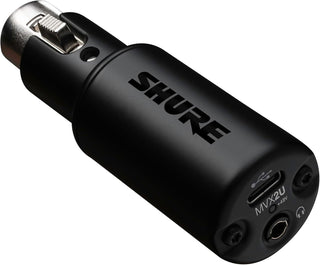 Shure MVX2U - Interfaz XLR a USB con conector para auriculares, gan...