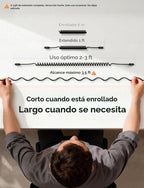 LISEN Paquete de 2 cables USB C a USB C en espiral de 60 W para Android