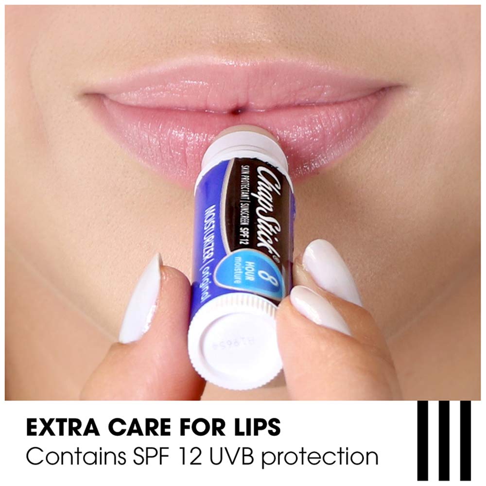 ChapStick - Tubos de bálsamo para labios hidratante, sabor original...