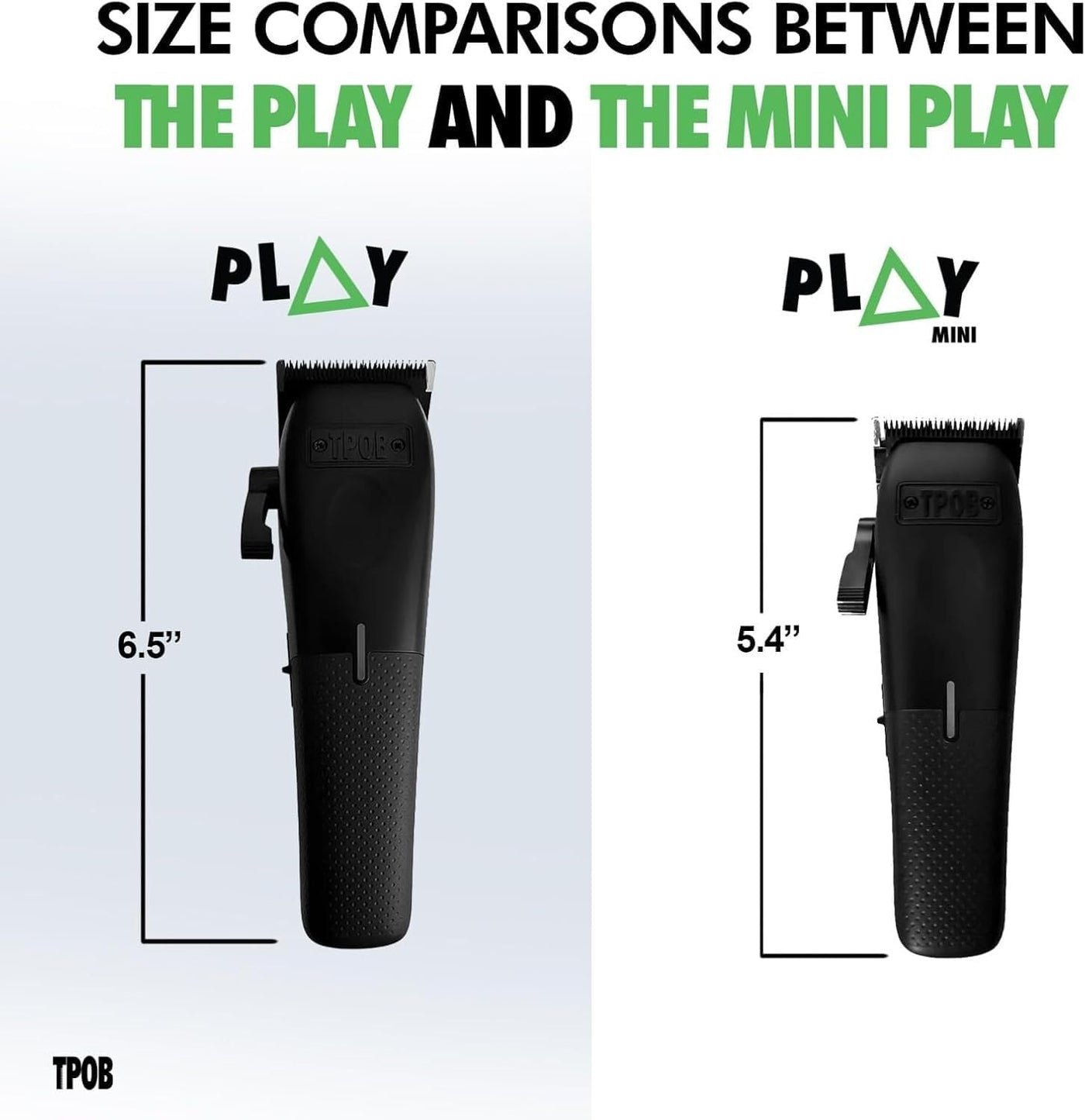 TPOB Mini Play Cortapelo Profesional (Negro)