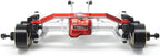 TREAL TRX4M Ejes Portal Delantero Kit Completo CVD Eje Aluminio 7075 Carcasa de eje mecanizado CNC para 1/18 TRX-4M (Plata)