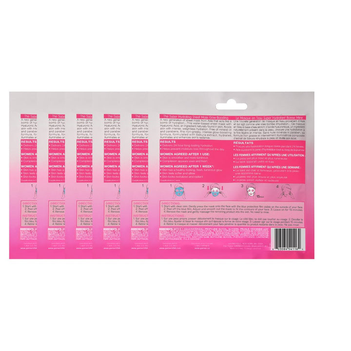 Garnier SkinActive - Máscara súper hidratante en láminas, que aumen...