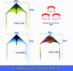 Large Single Line Beach Kite para Adults,Easy a Fly Kites para Kids Age 4-12