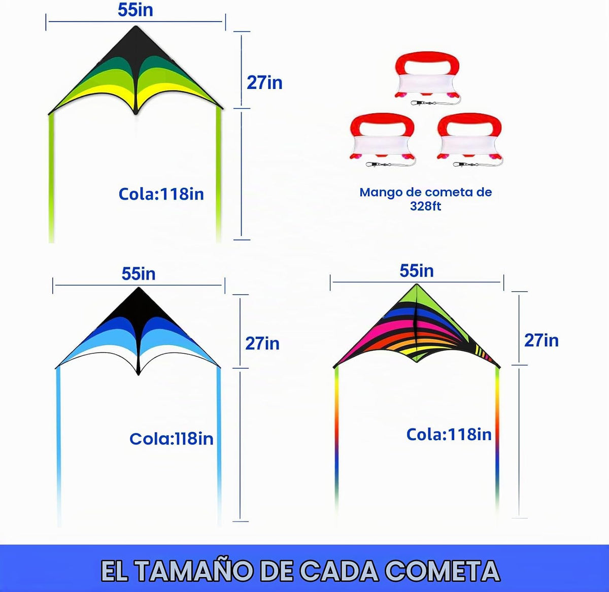 Large Single Line Beach Kite para Adults,Easy a Fly Kites para Kids Age 4-12