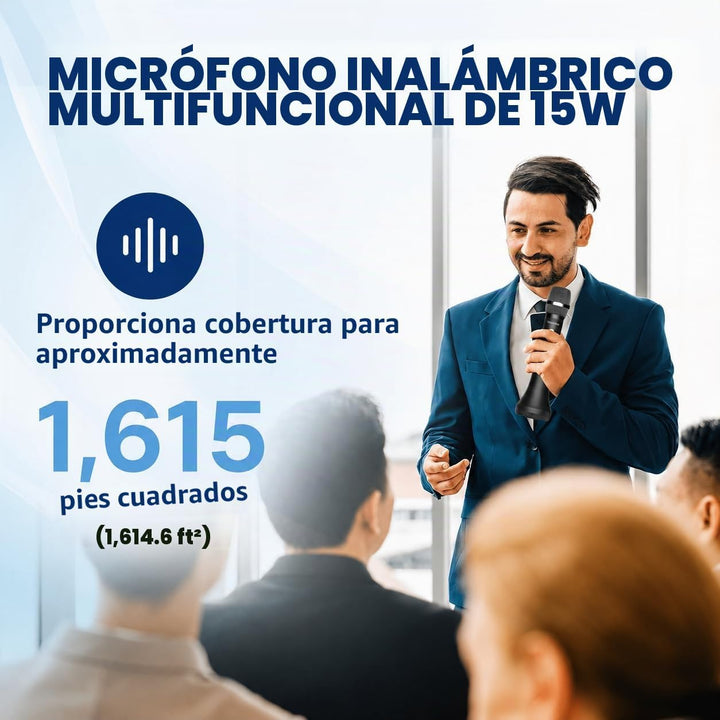 Amplificador inalámbrico de voz del micrófono de Bluetooth con 3 ef...