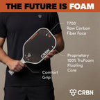 CRBN Pickleball - TruFoam Barrage - Paleta de Pickleball de Fibra de Carbono