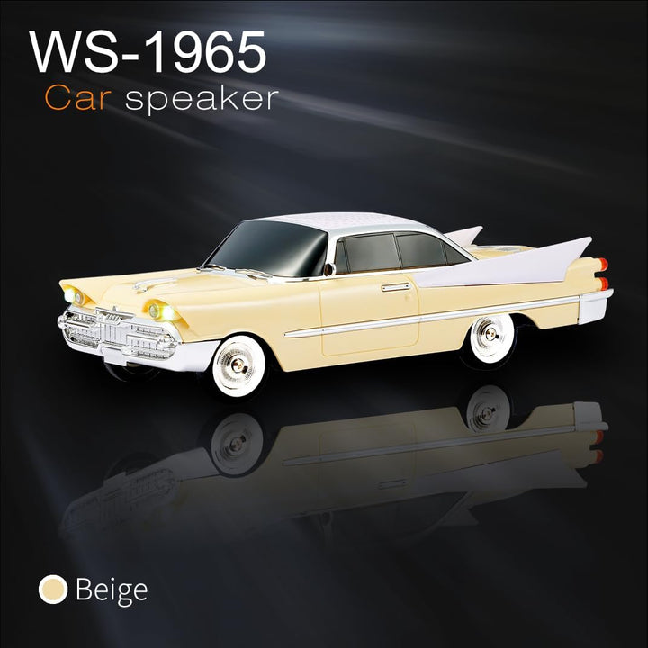 WSTER WS-1965 Replica altavoz Bluetooth \u2013 Diseño retro de cohe...