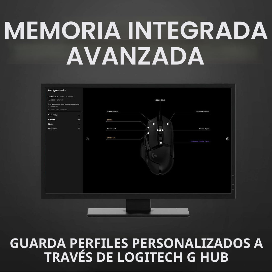 Logitech G 502 HERO Ratón para juegos con cable de alto rendimiento...