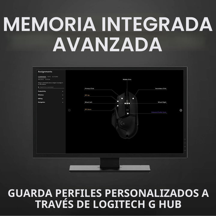 Logitech G 502 HERO Ratón para juegos con cable de alto rendimiento...