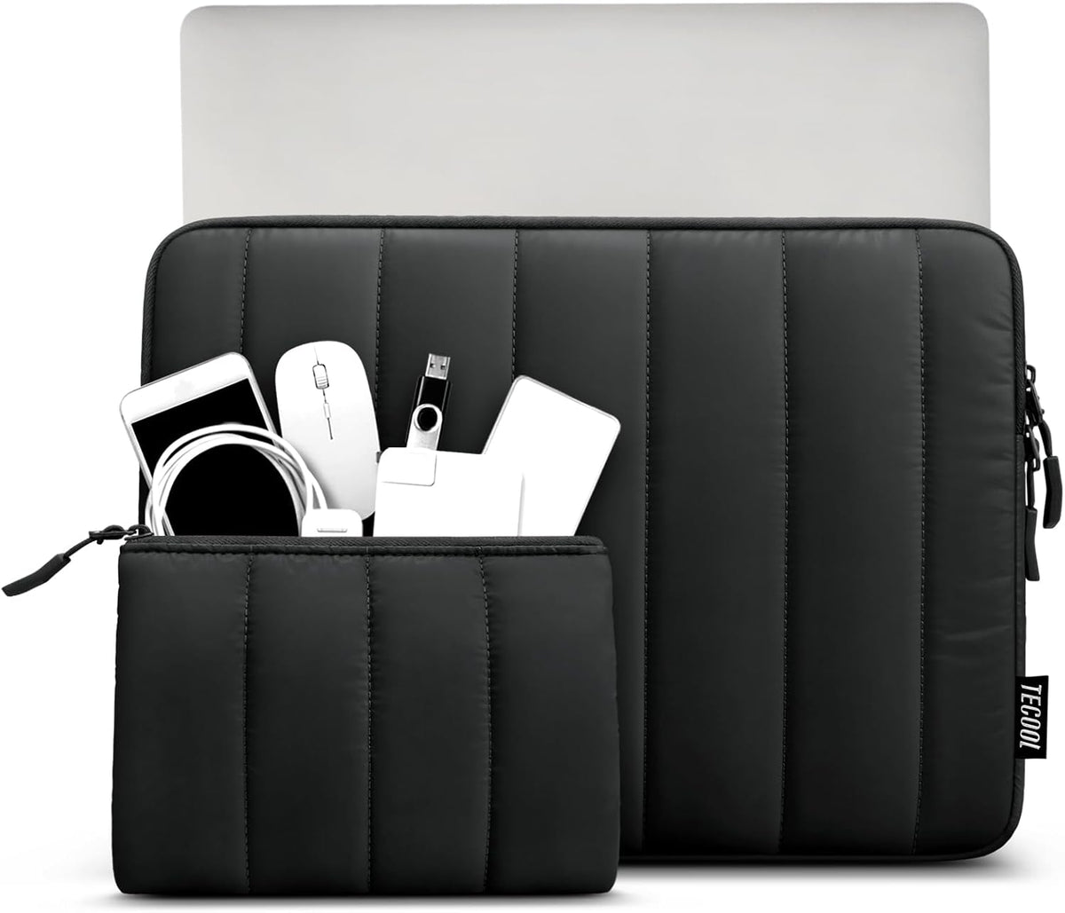 TECOOL Puffy - Funda para portátil de 15,6 pulgadas, 15,6 pulgadas