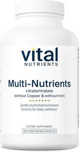 Vital Nutrients Multi-Nutrients 3-Fórmula multivitamínica vegetaria...