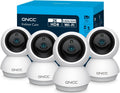 GNCC Cámaras para seguridad en el hogar 5Ghz WiFi Cámara interior con 360 °