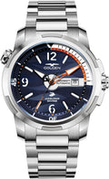 200M - Reloj de pulsera impermeable para hombre, reloj suizo luminoso de cristal de zafiro sintético con movimiento de alta frecuencia importado y acero inoxidable 316L, reloj de visualización