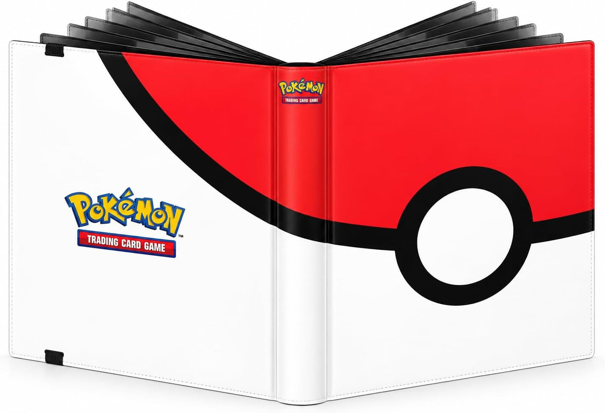 Poke Ball Full-View Pro – Carpeta para guardar cartas de Pokémon, 9 por página
