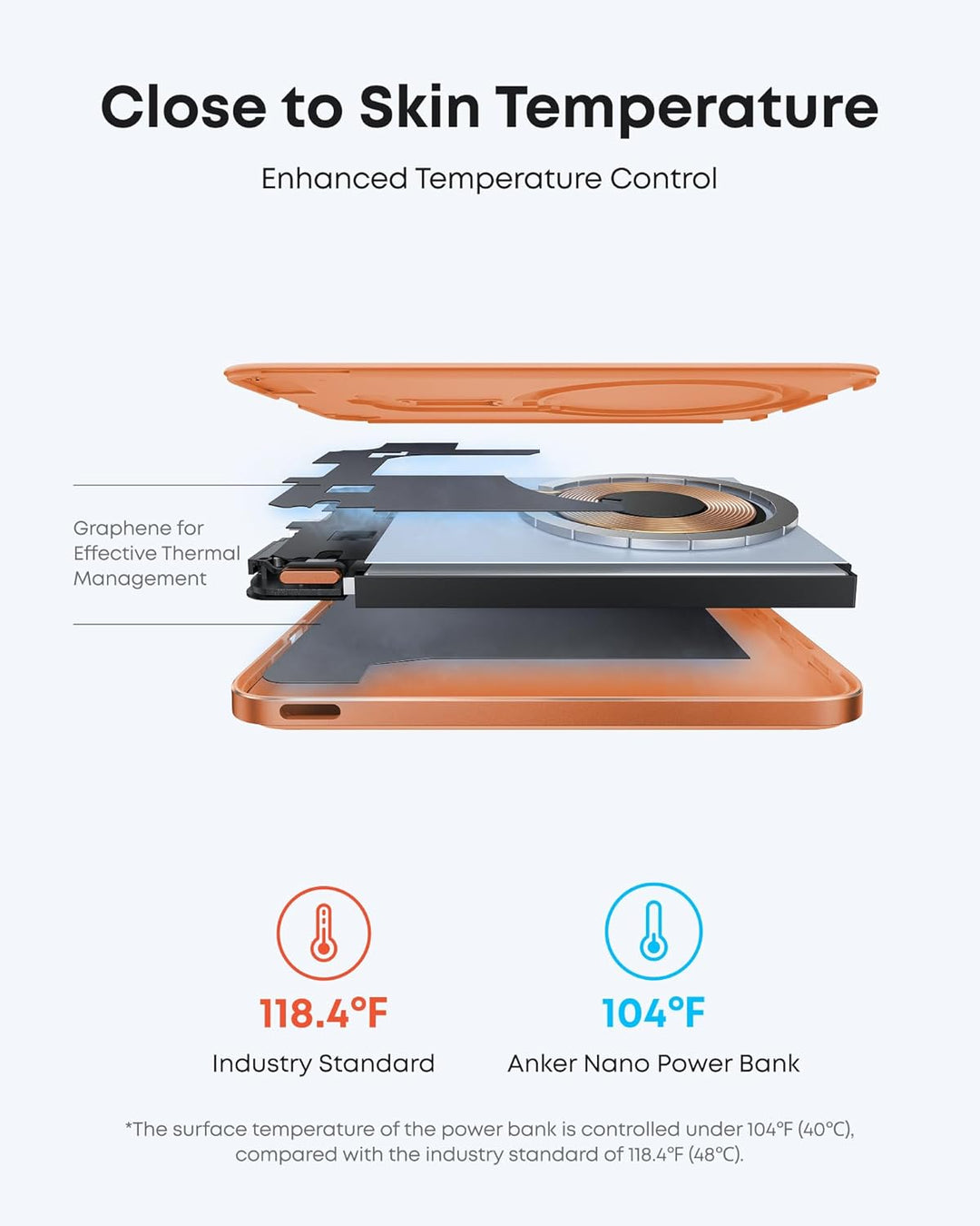 Anker Banco de energía Nano MagSafe, batería de carga inalámbrica m...
