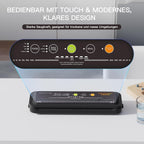 MEGAWISE Modelo B 2025 Selladora al Vacío | Potente y Compacta | Selladora Automática de Alimentos con un Solo Toque para Alimentos Fríos, Húmedos, Frescos y Secos | Compatible con Bolsas Gruesas
