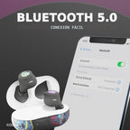 Auriculares Bluetooth Disney Lilo y Stitch con estuche de carga - Auriculares inalámbricos con micrófono incorporado + Hasta 30 horas de tiempo de reproducción - Regalos de Lilo y Stitch para niñas
