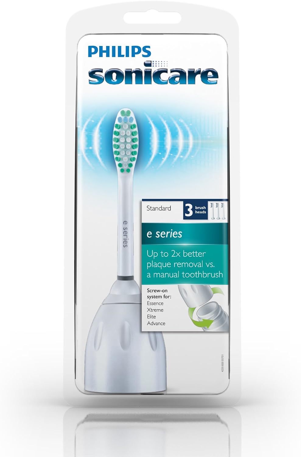 Cabezas de cepillo Philips Sonicare eSeries estándar, de recambio,...