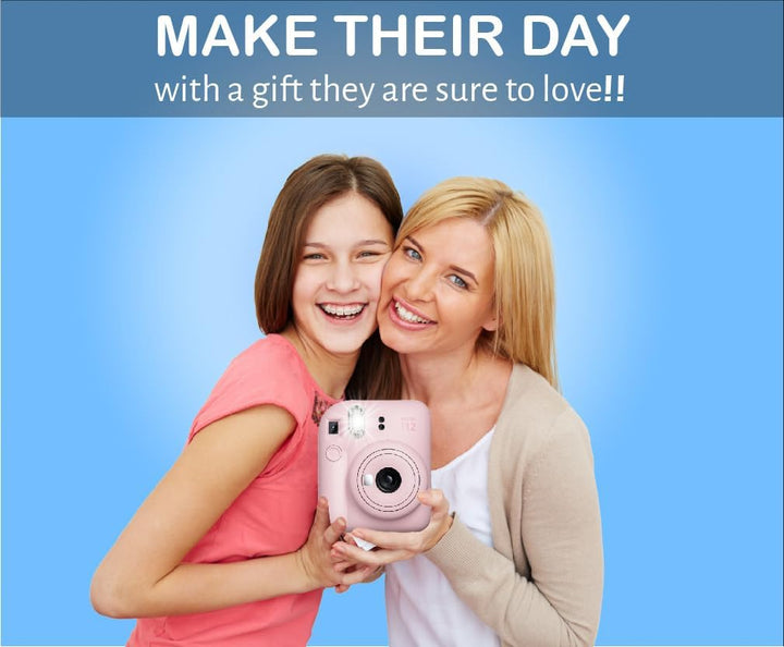 Fujifilm INSTAX Mini 12 Cámara de Película Instantánea (Rosa Blosso...
