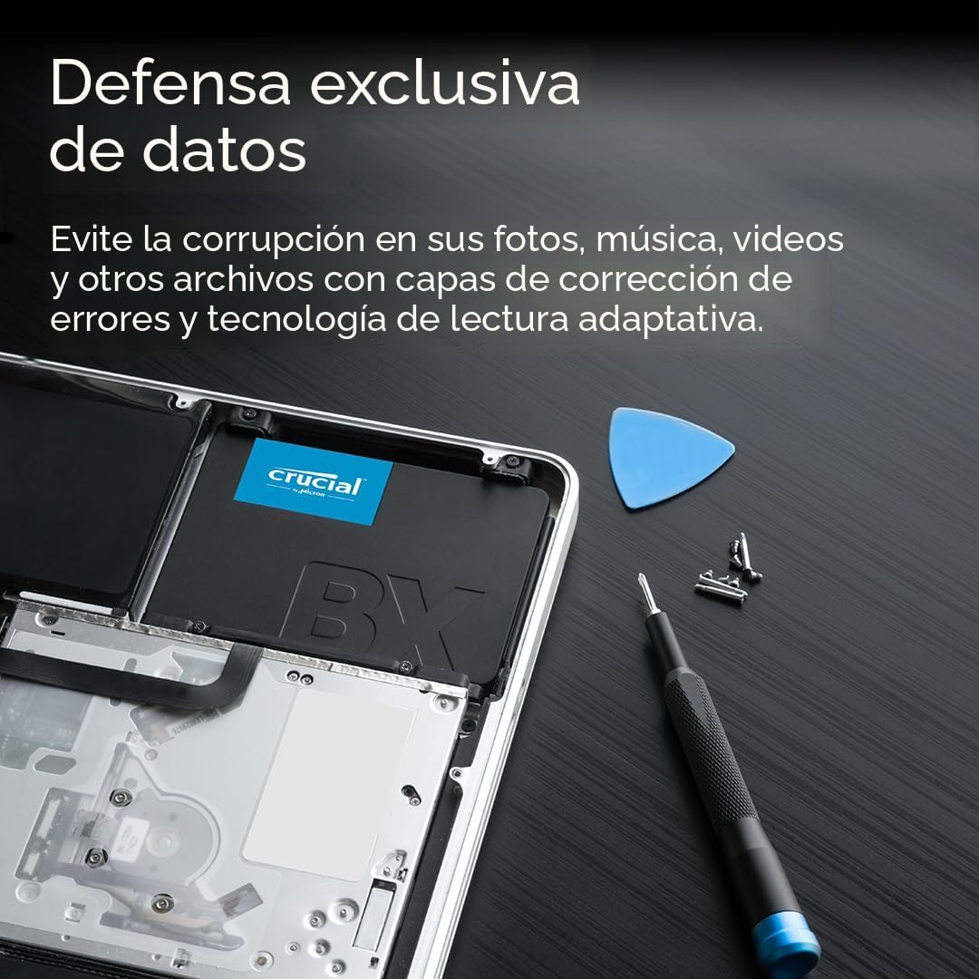 Crucial BX500 1TB 3D NAND SATA SSD interno de 2.5 pulgadas, hasta 5...