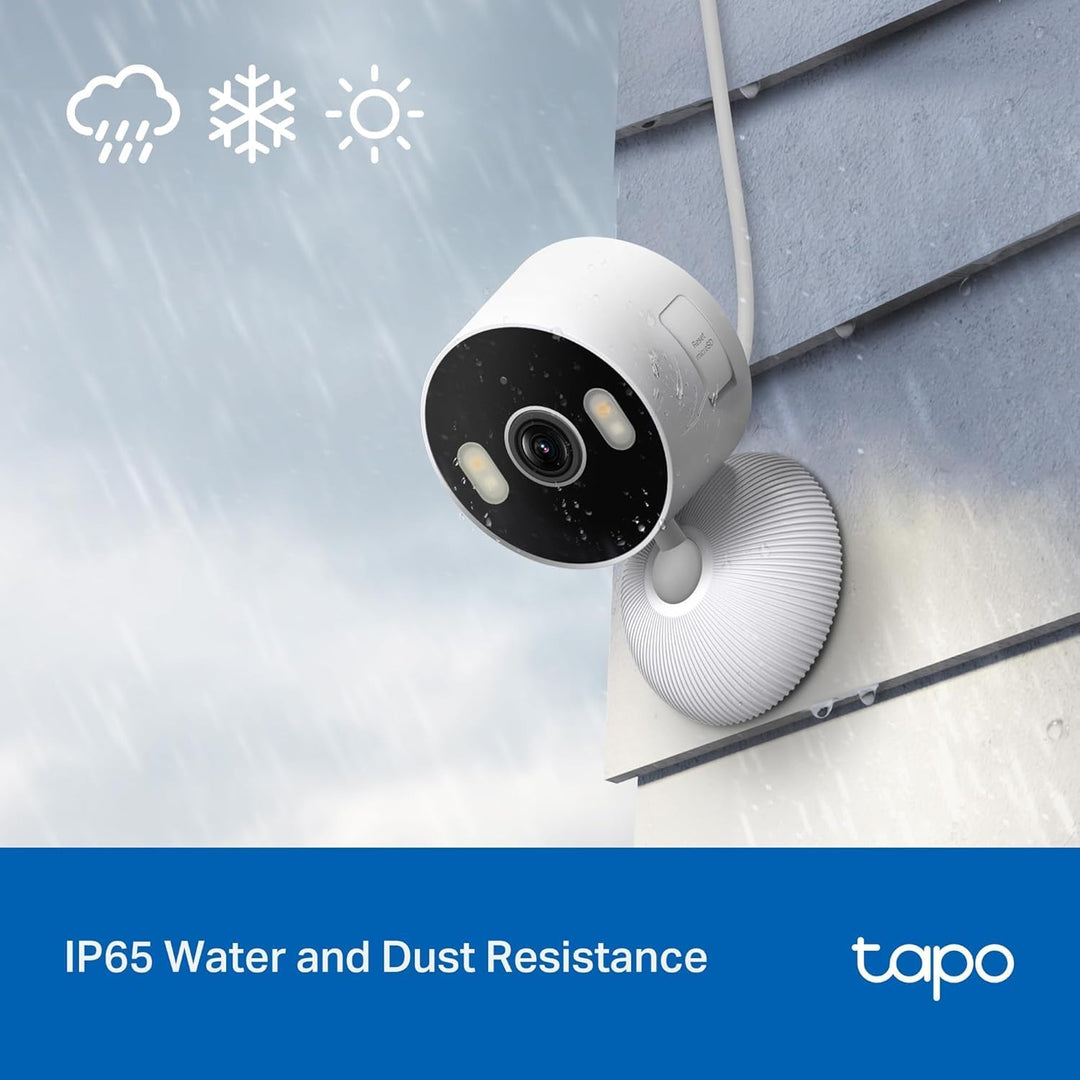 Tapo - Cámara de seguridad 2K 3MP para interiores\/exteriores - Det...