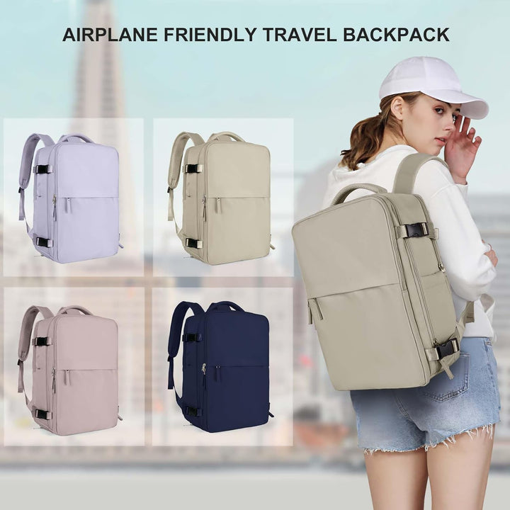 coowoz Mochila de mano para mujeres y hombres, mochila de viaje apr...