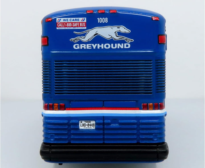 2001 MCI D4000 Autobús Azul con Rayas Vintage Bus  Motor