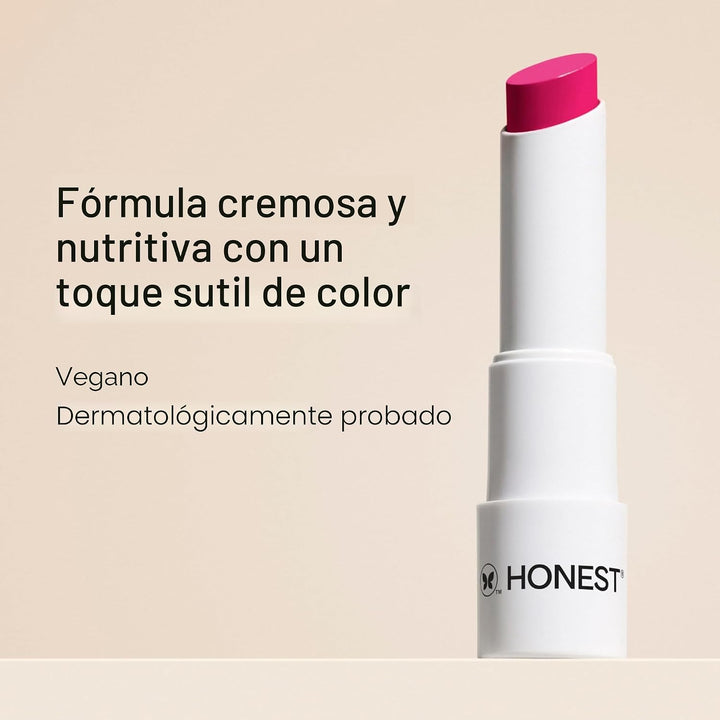 Bálsamo labial Honest Beauty tintado, melón de verano, vegano, más...