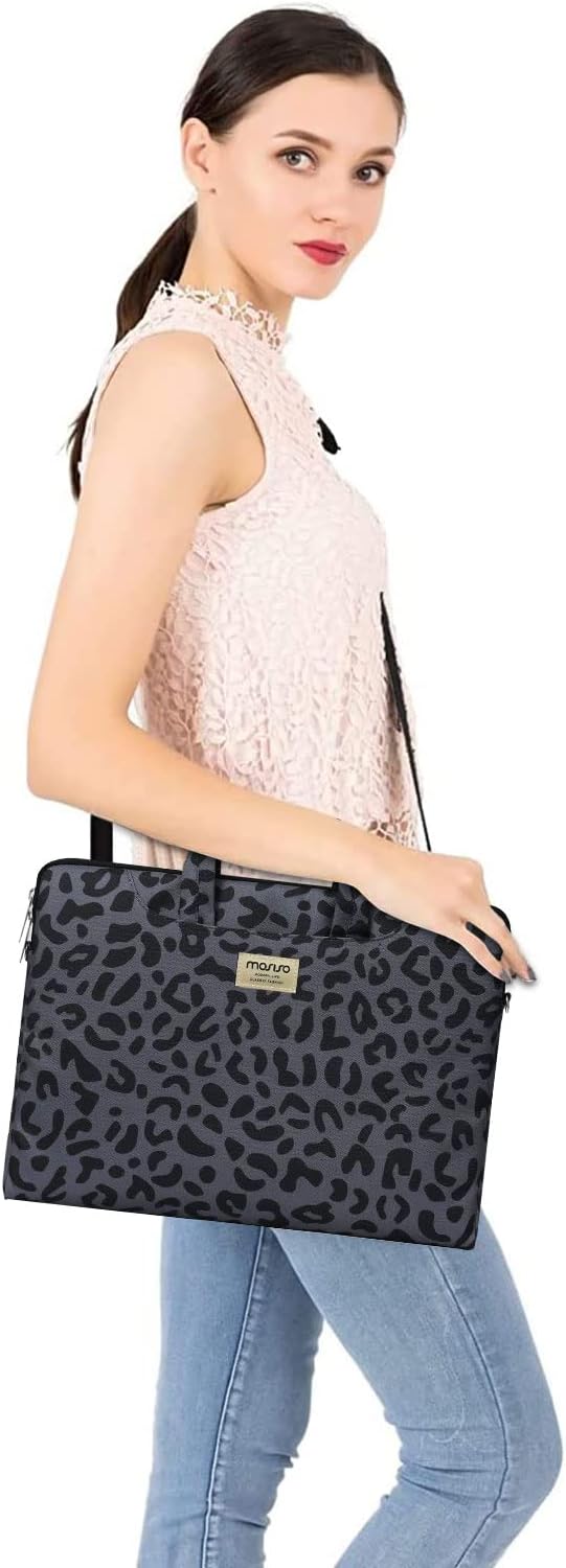 MOSISO Bolsa de hombro para laptop, bolsas de computadora de 15.6 p...