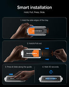 Spigen GlasTR EZ FIT - Protector de pantalla para Galaxy Z Fold 8 Ultra
