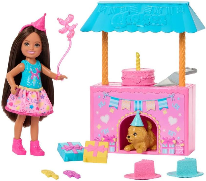 Barbie Family &amp; Friends Club Chelsea Surprise Birthday Party Pl...