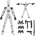 DANONI Titan13 - Figura de acción de robot, Lucky Robot 13, Blanco 1 unidad
