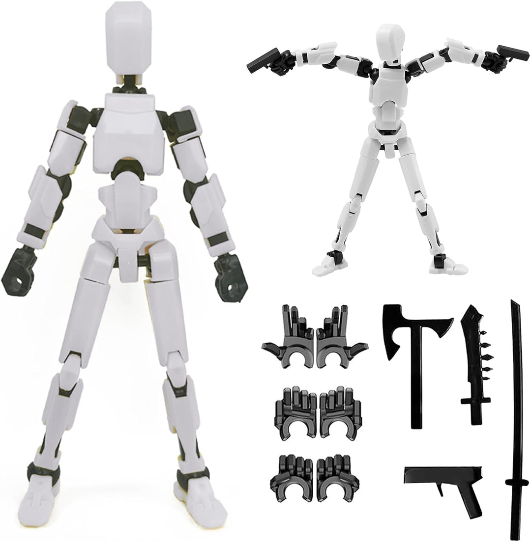 Dumwick Titan13 Figura de Acción, Figura de Acción Lucky Robot 13,...